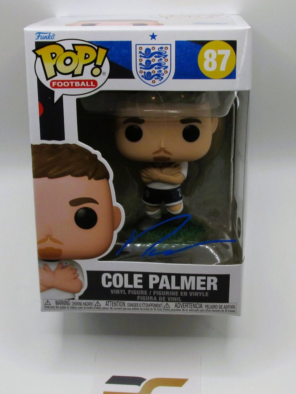 Cole Palmer Signed Funko In Case With COA (England) - See Description re: COA
